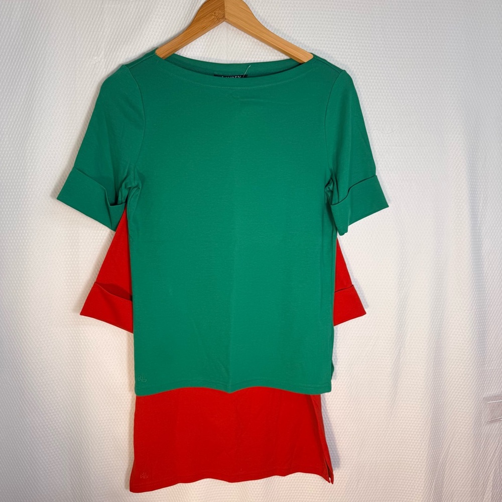 Lauren Ralph Lauren 2 Short-Sleeve Women’s Tops - Modern Crew Neck